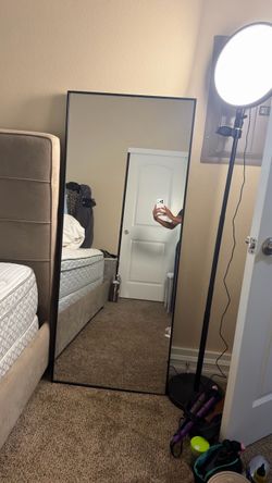 Full Length Floor Mirror Black Frame