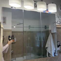 Mirror Medicine Cabinet Large 36 Imch Like New 