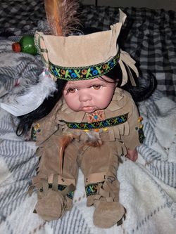 Vintage Cathay Collection Native American doll