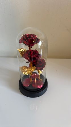 Three red Roses in a Glass