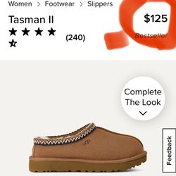 Cute UGGs Women Slippers Sz 9