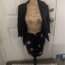 Skirt And Black Blazer 