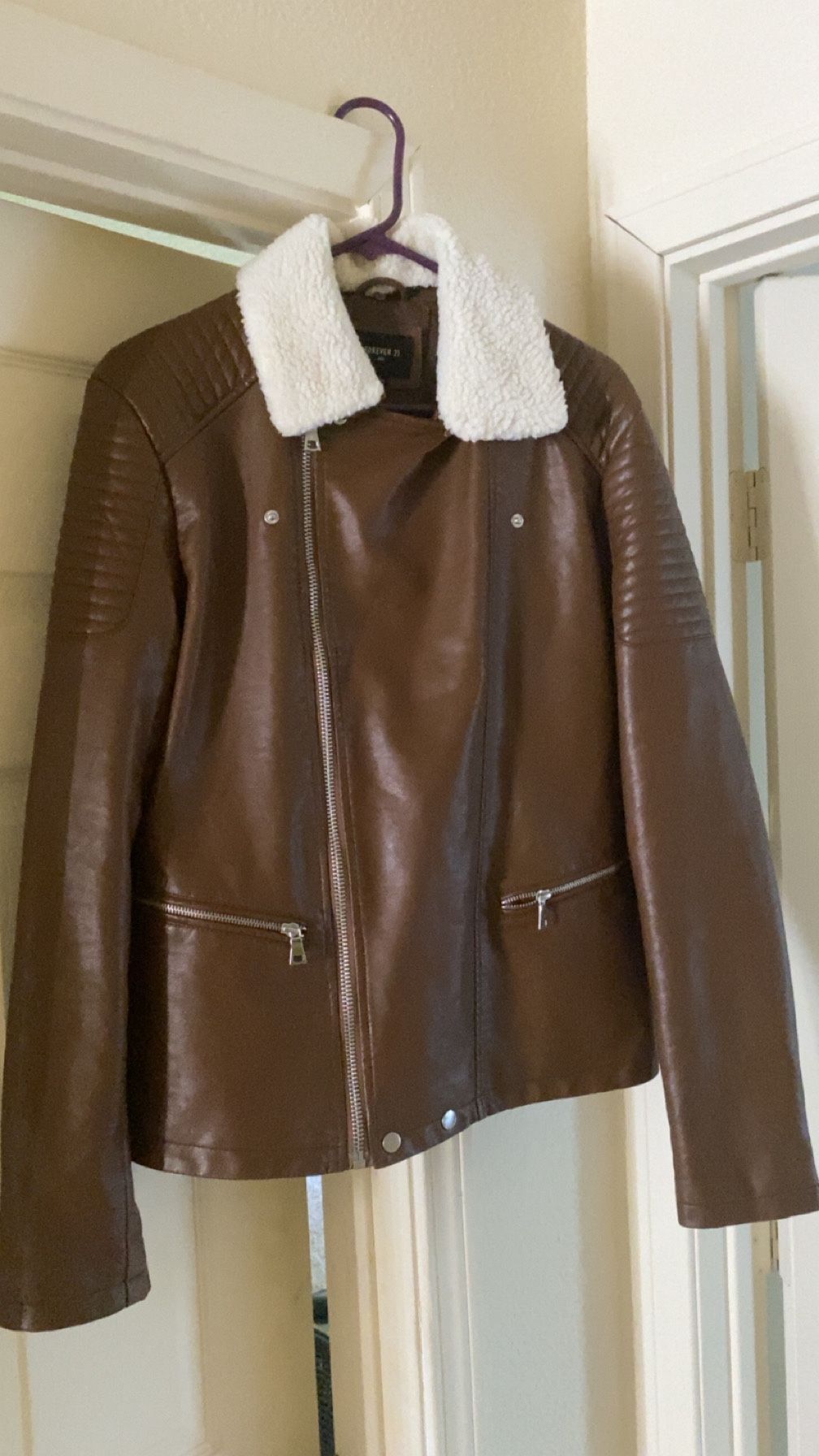 Forever 21 Men’s Leather Jacket 