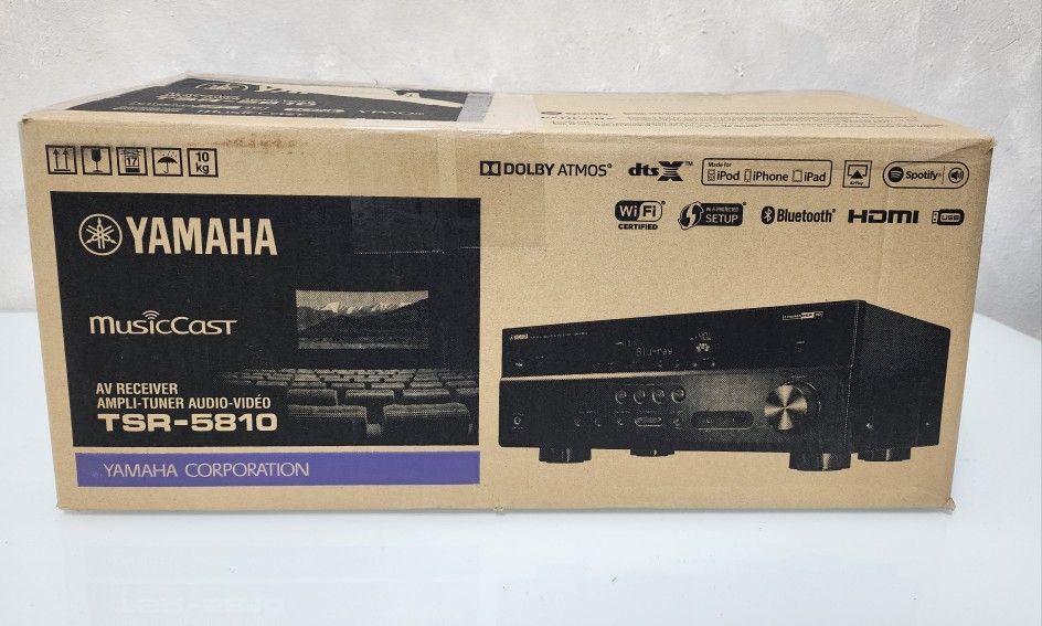 Yamaha TSR5810 7.2 channel Network AV Receiver and WiFi Streaming
