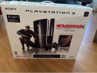 EMPTY PlayStation 3 Metal Gear Solid 4 Box