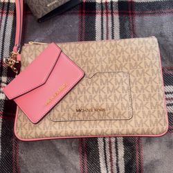 Mk Pink Clutch 
