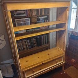 Wood bookcases (2)