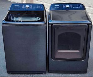SAMSUNG  WASHER 5.0 cuft  AND ELECTRIC DRYER 7.4cuft. WORKS PERFECT WITH 45 DAYS WARRANTY