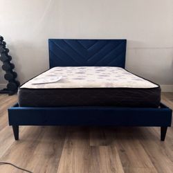 Queen Bed With Mattress $360 Full Size $340