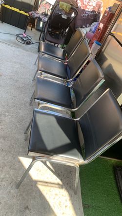 Metal chairs all 4 for $60 very good condition just have a little Rust