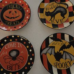 Halloween Plates 