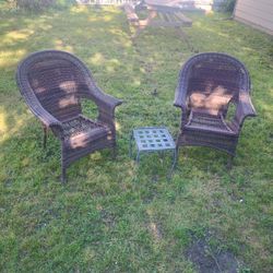 2 Outdoors And Small Table