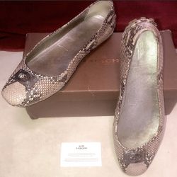 “Coach” Python Ballet Flats 9 1/2