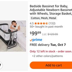 Bedside Bassinet 