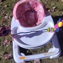 Clean,  Baby Trend Walker, Folds Down  For Storage Or Haul