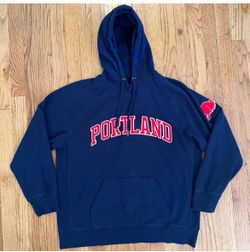 Ebbets Field Vintage Hoodie Portland Beavers Minor League Baseball Pullover Size XL