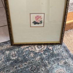 8 Cash Wall Art Pink Flower In Frame Near AV College 