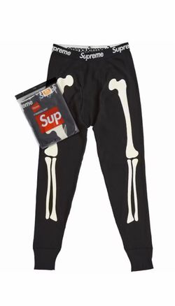 Supreme x Hanes Bones Thermal Pants Large