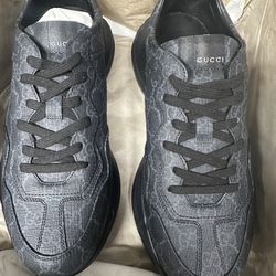Gucci Rhyton Black GG Supreme Canvas size 9 
