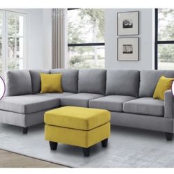 Grey Sectional Couch