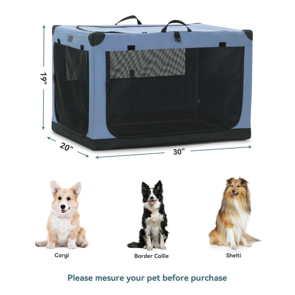 Collapsible Dog Travel Crate