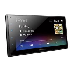 Pioneer DMH-130BT Double Din 6.8" Touchscreen Bluetooth Car Stereo Receiver, Android / Apple iOS  Only open box 