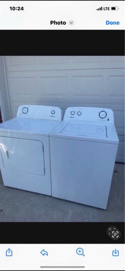 Washer and dryer set