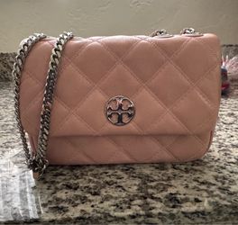 pink tory burch bag!