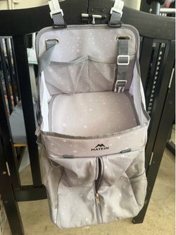 Diaper crib caddy organizer
