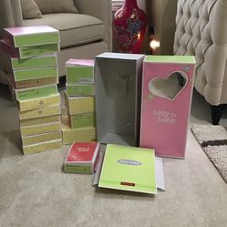 American Girl Doll 18in Retired Bitty Baby 20 Empty’s Boxes Perfect 4 🎁
