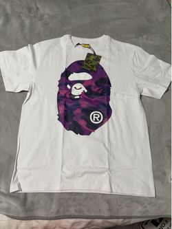 brand new bape shirt purple