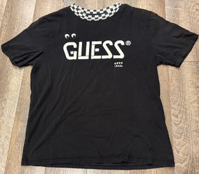 Guess J. Balvin Checkered Board Shirt size Medium