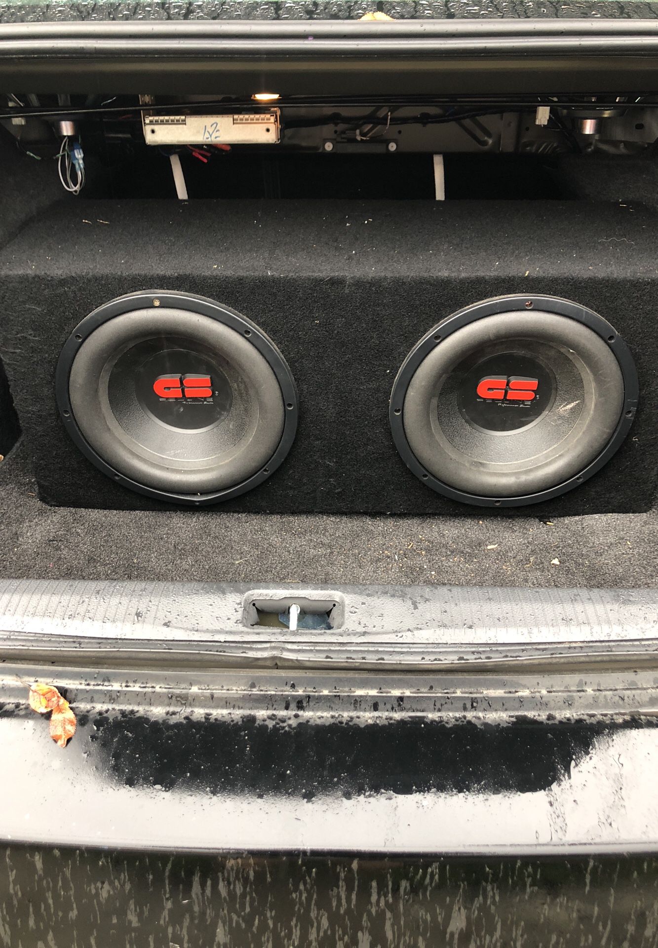 GS REDLINE COMPETITION SUBWOOFERS