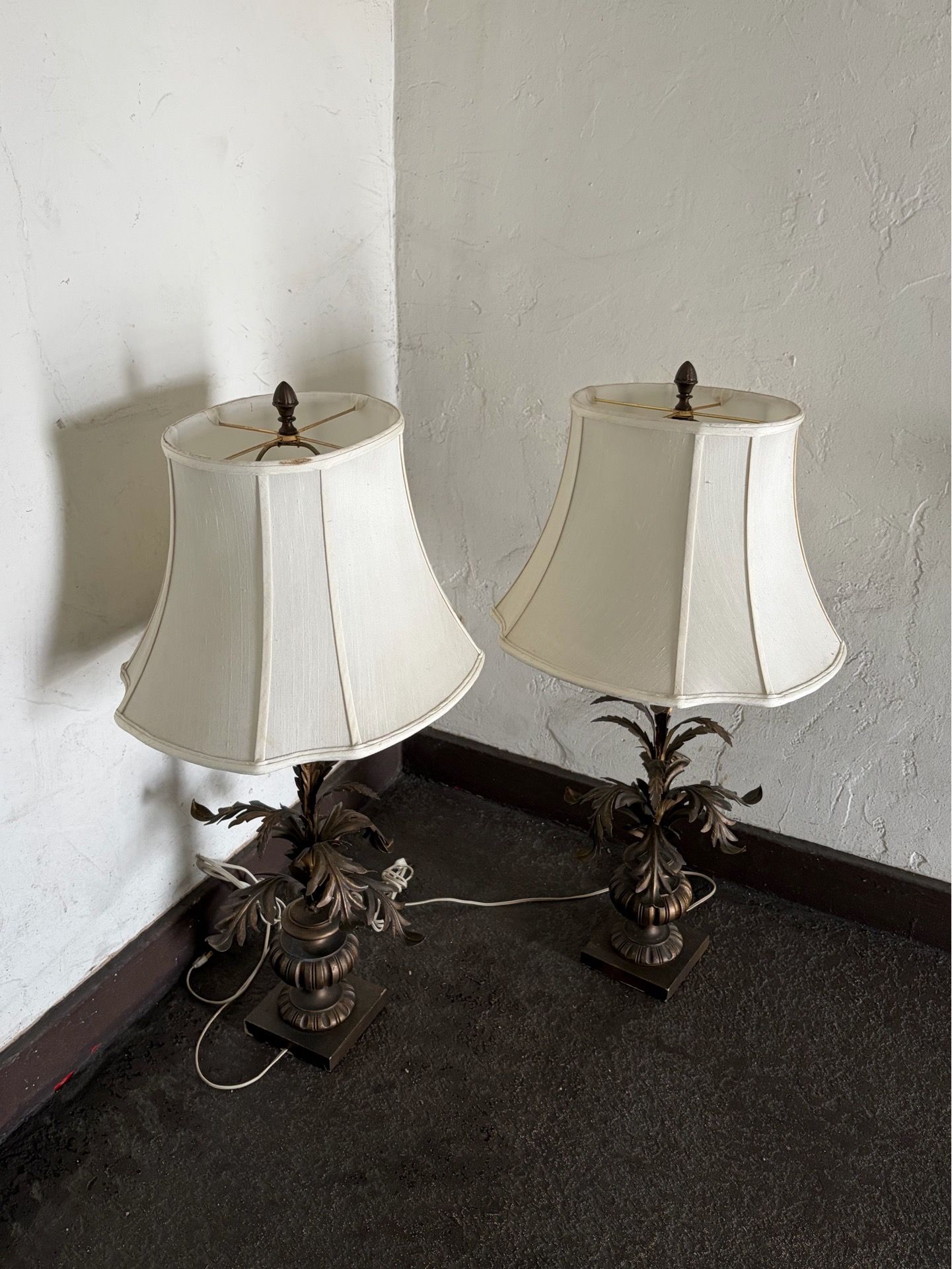 Ornate Hollywood Regency Lamps