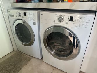 LG washing machine and dryer