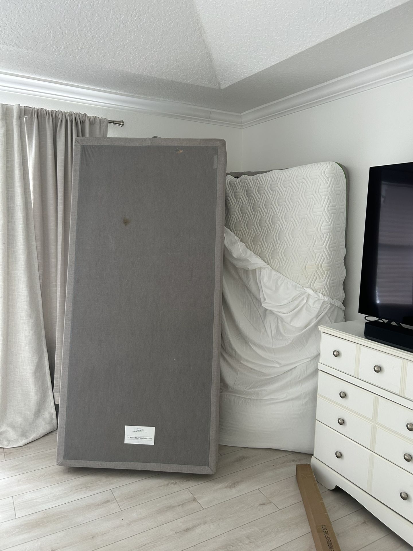 King Size Mattress & 2 Twin Box Springs - All can be Sold Separately!