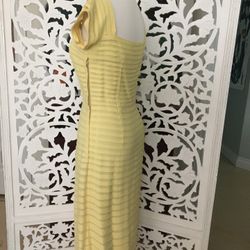 Exquisite Yellow Authentic Vintage Dress