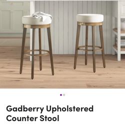 White Faux Leather Counter Stools 6 Available