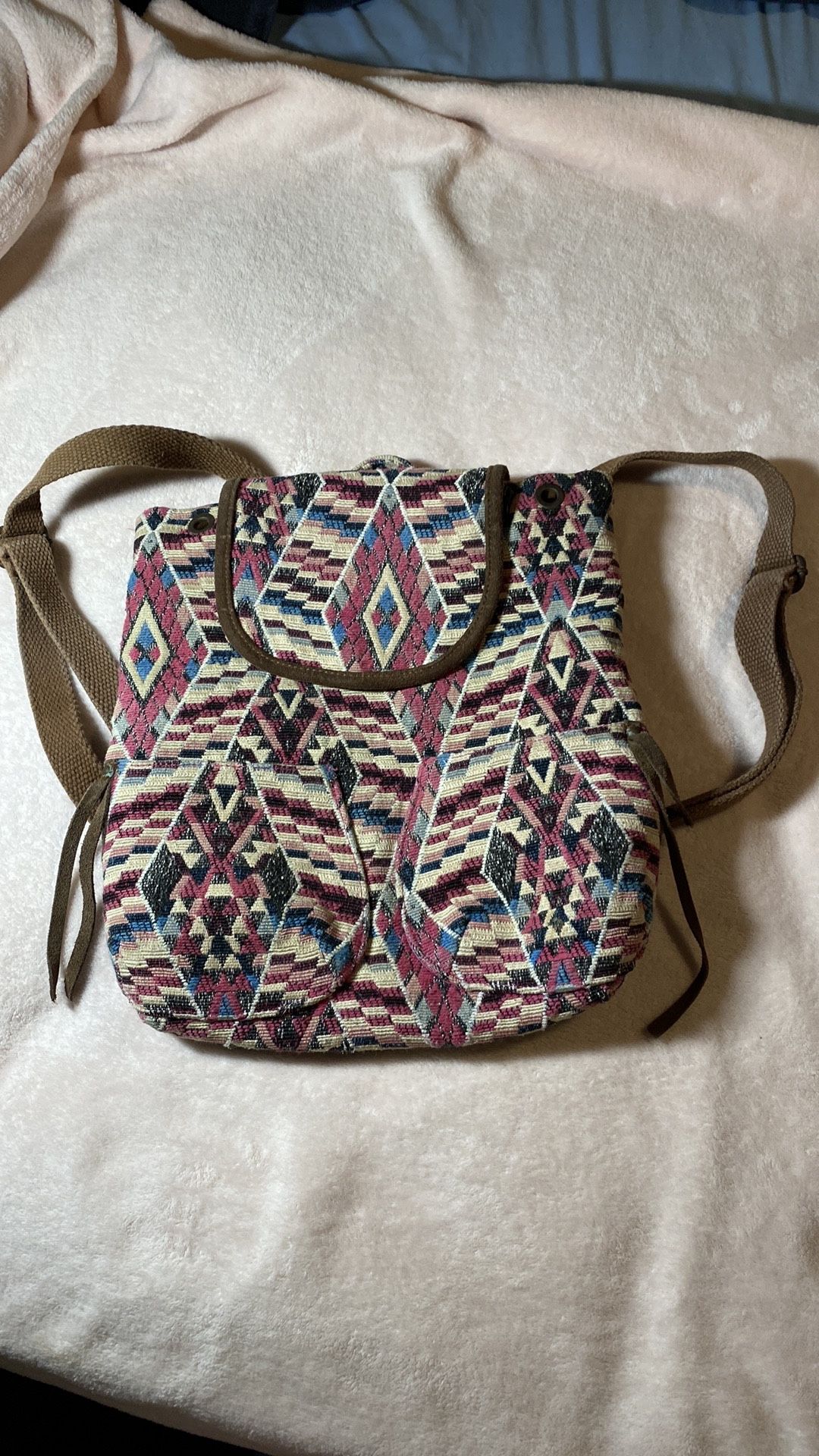 American Eagle Outfitters  Boho Multi Colored Backpack