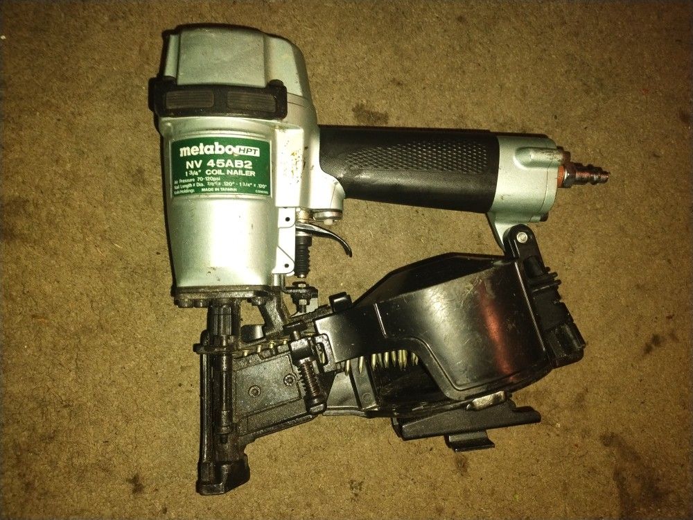 Metabo NV45AB2 Coil Roofing Nailgun Like New