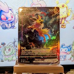 Rare Custom Pokémon Card - Jolteon VMAX - SWSH184