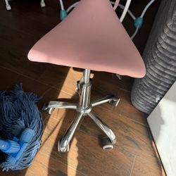 Pink stool