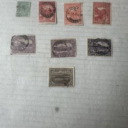 Tasmania Old Stamp Group Of 8 Used 
