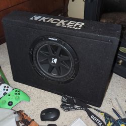 10" Kicker Competition Speaker And Kicker Box. 