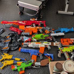 Nerf Guns And Ammo