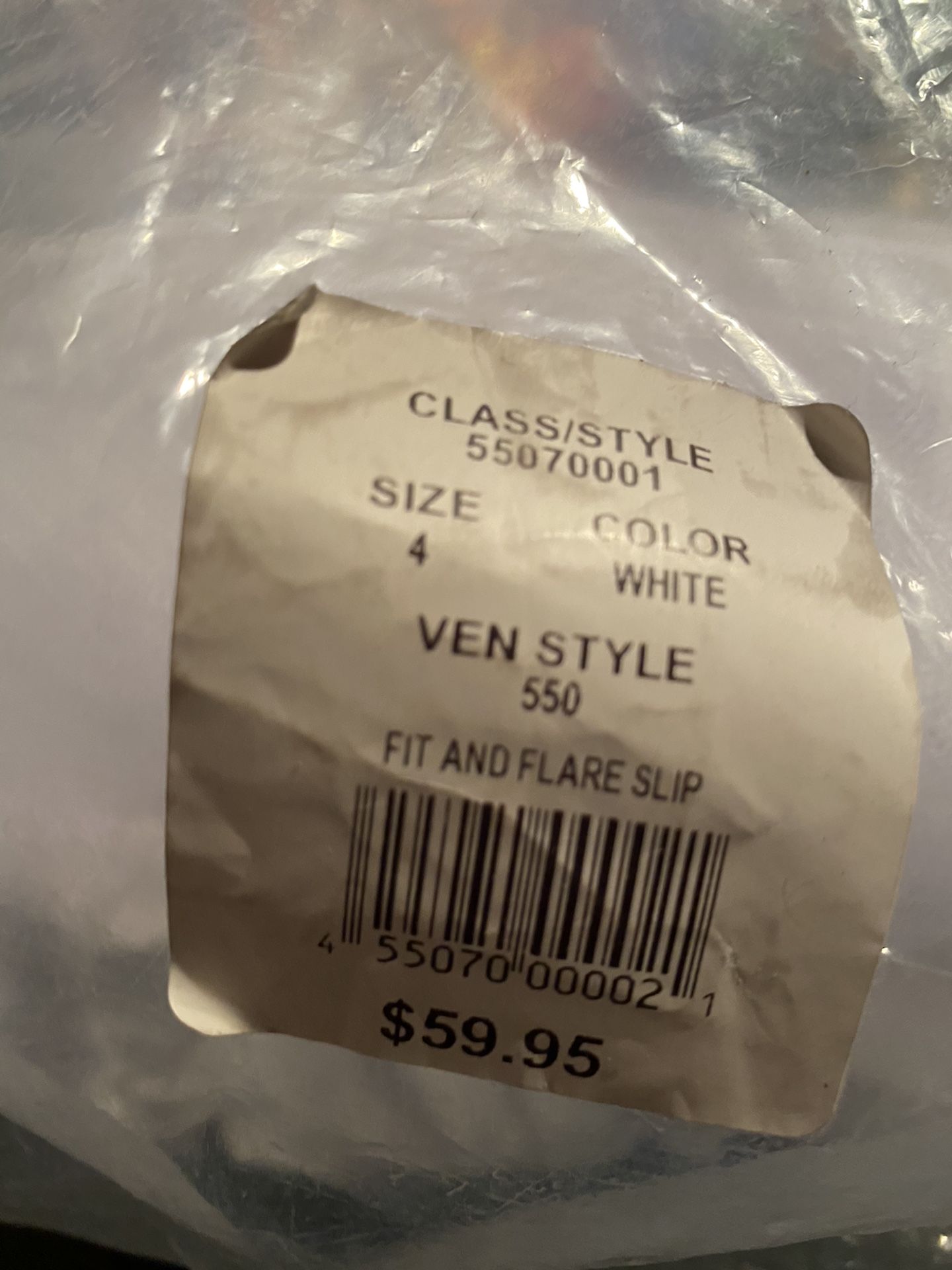 Fit and flare slip ven style size 4