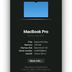 MacBook Pro M3 Max