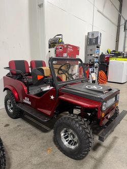 Mini Jeep Go-Kart Military Style