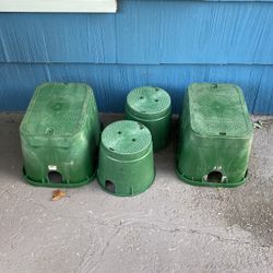 4 Irrigation Valve Boxes