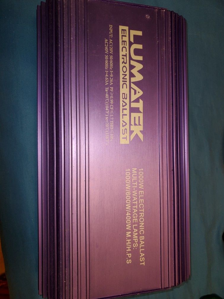 1000 Watt Lumatek Ballast